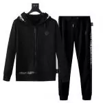 survetements ensemble jogging philipp plein noir classic hoodie